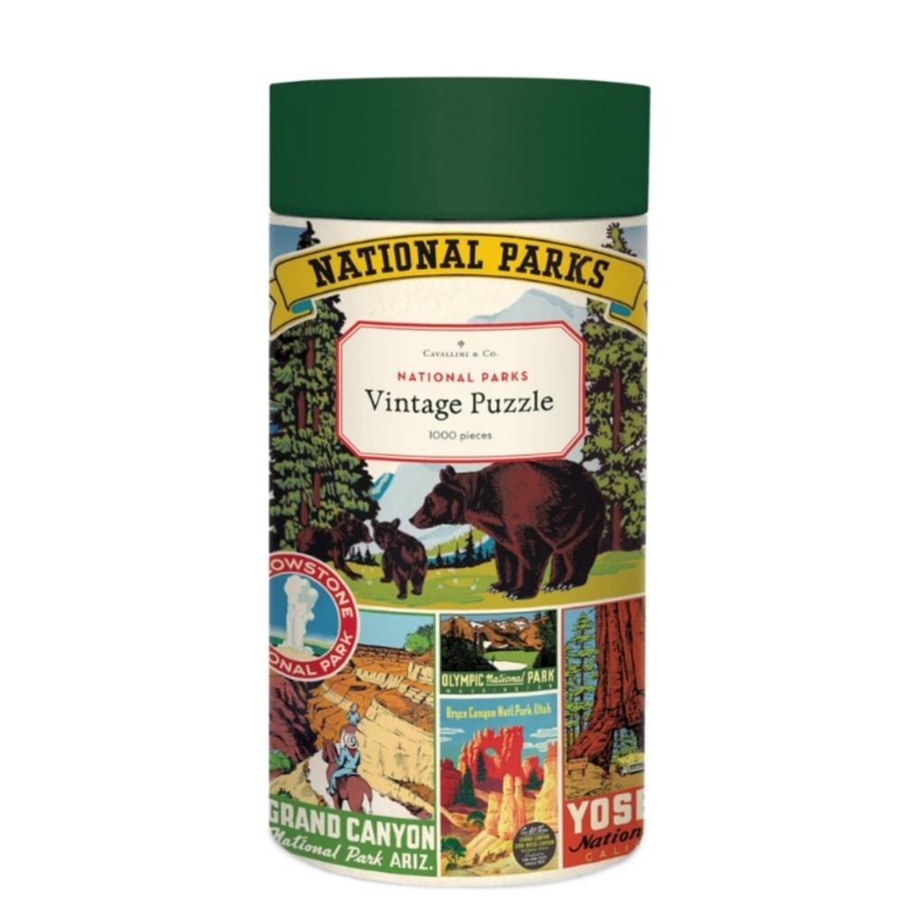 Cavallini & Co National Parks 1000 piece puzzle.